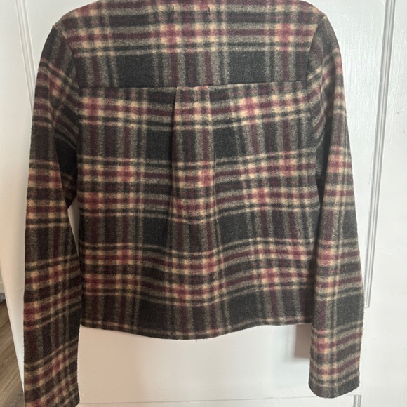 Banana Republic Factory Plaid Short Jacket Size S - Picture 5 of 5